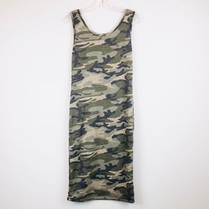 NWT Mikey & Joey Camo Sleeveless Tank Dress